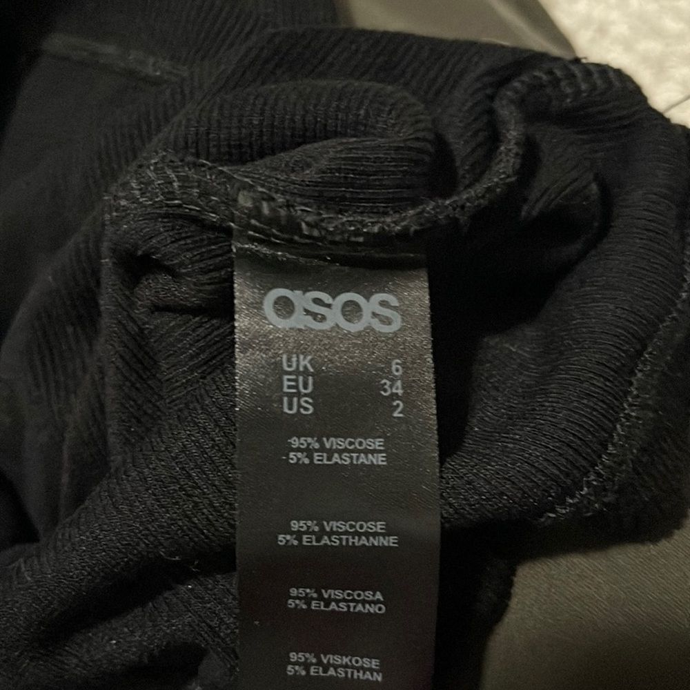 NWOT- ASOS- 2. Fitted Ribbed Dress - Picture 7 of 7